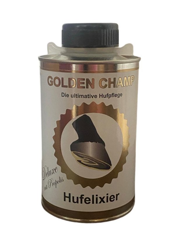 Golden Champ HUFELIXIER  Deluxe mit Propolis ( Huföl mit integriertem Pinsel)