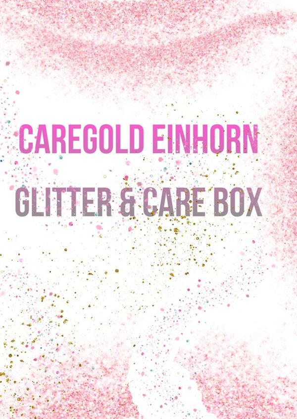 CAREGOLD EINHORN Glitter & Care Box  jetzt Vorbestellen